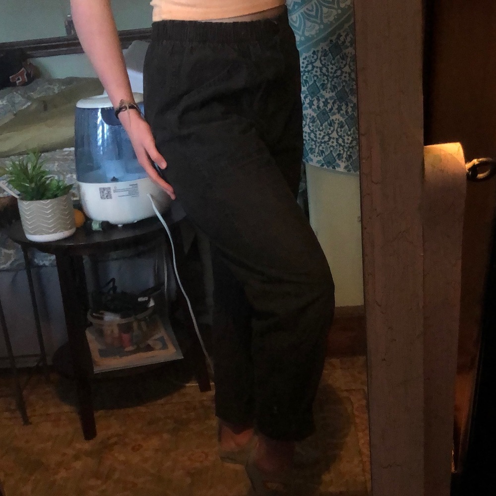 Super Cute Black Cargo Pants